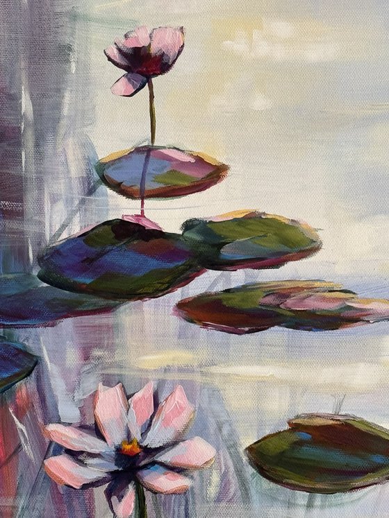 Love The LIght With Water Lilies 3