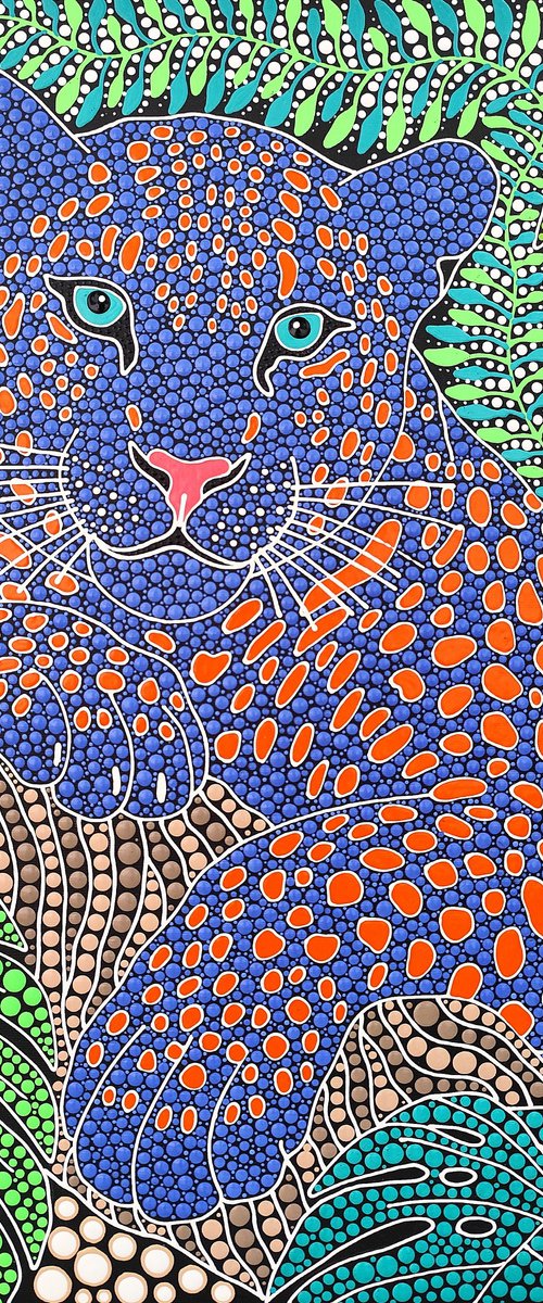 Leopard in the Jungle 2 by Oxana Lazari