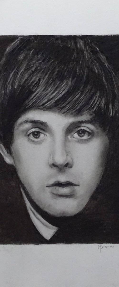 Paul McCartney by Mel Davies Original Art