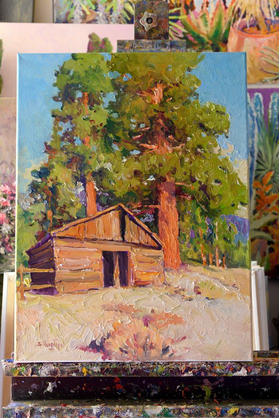 Old Cottage and Sequoia