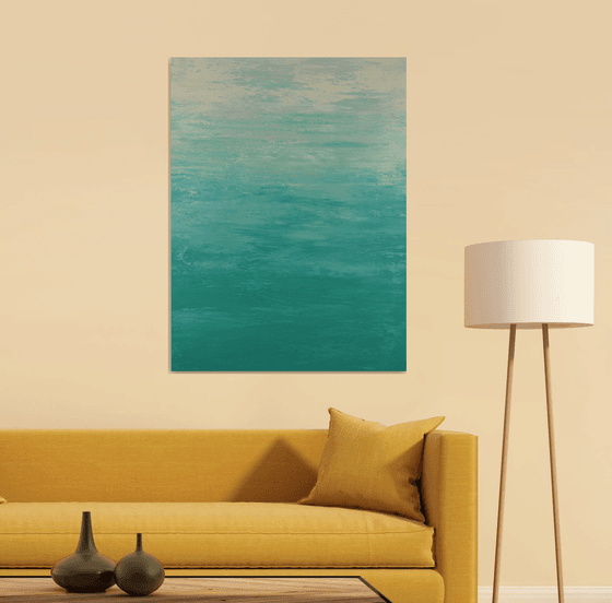 Teal Green - Abstract Seascape