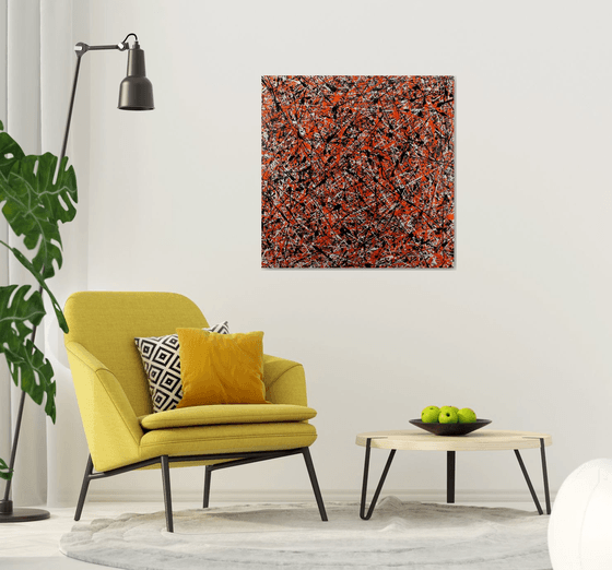 Extra large  artwork (orange)