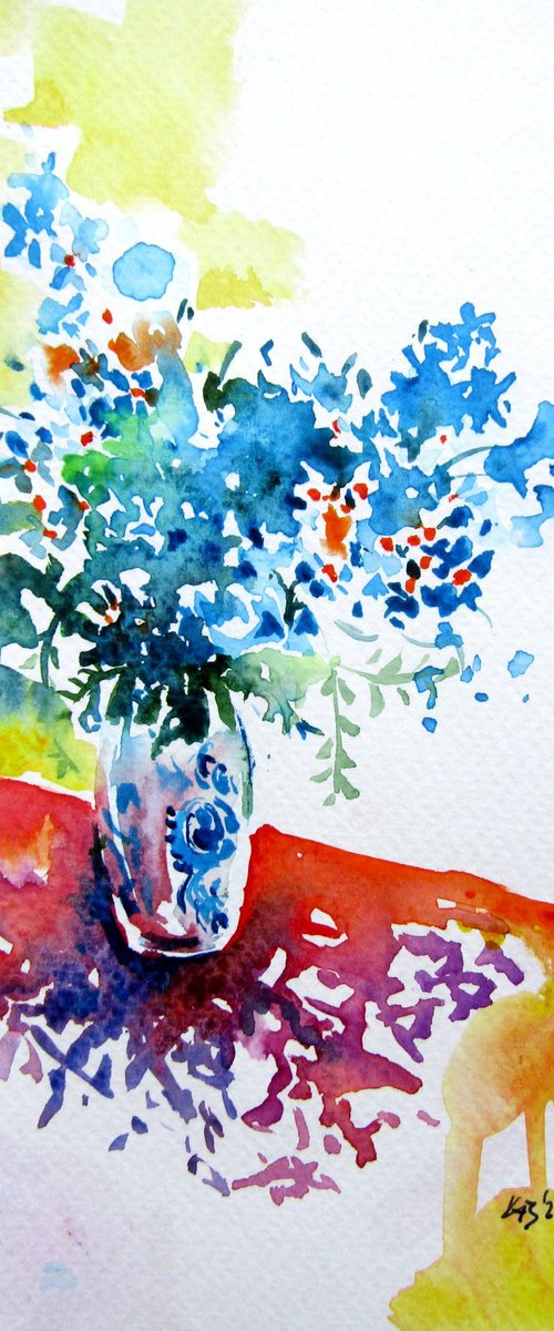 Flowers still life III by Kovács Anna Brigitta