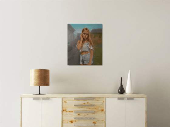 Varvara - 1 50x60cm ,oil/canvas, impressionistic figure