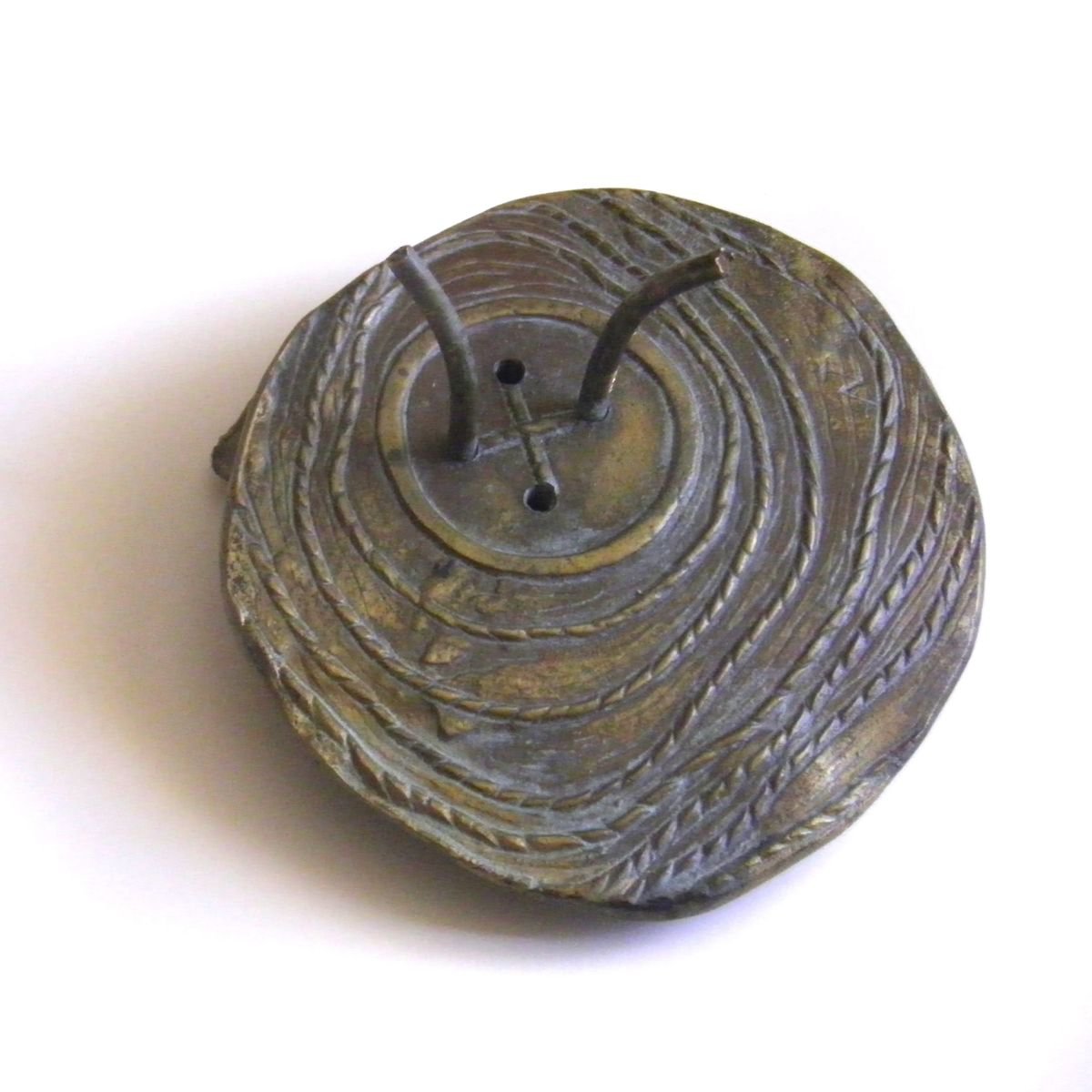 Expressive Still Life Bronze Sculpture By Nikoleta Ivanova, 4 X 4", "Threads Of Life Iv", Original Artwork