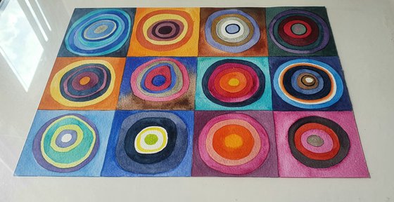 Sence of happiness (inspired by Kandinsky)