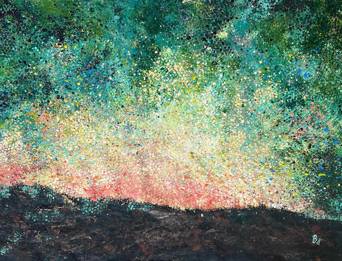  Glowing Sky By Bogdana Antoniuk, 54 X 41, Artwork For Sale On Artfinder