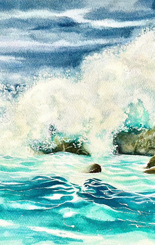 Sea and waves by Neha Soni