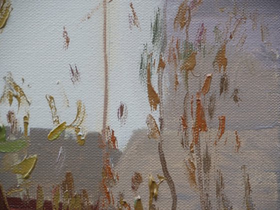 City in autumn
