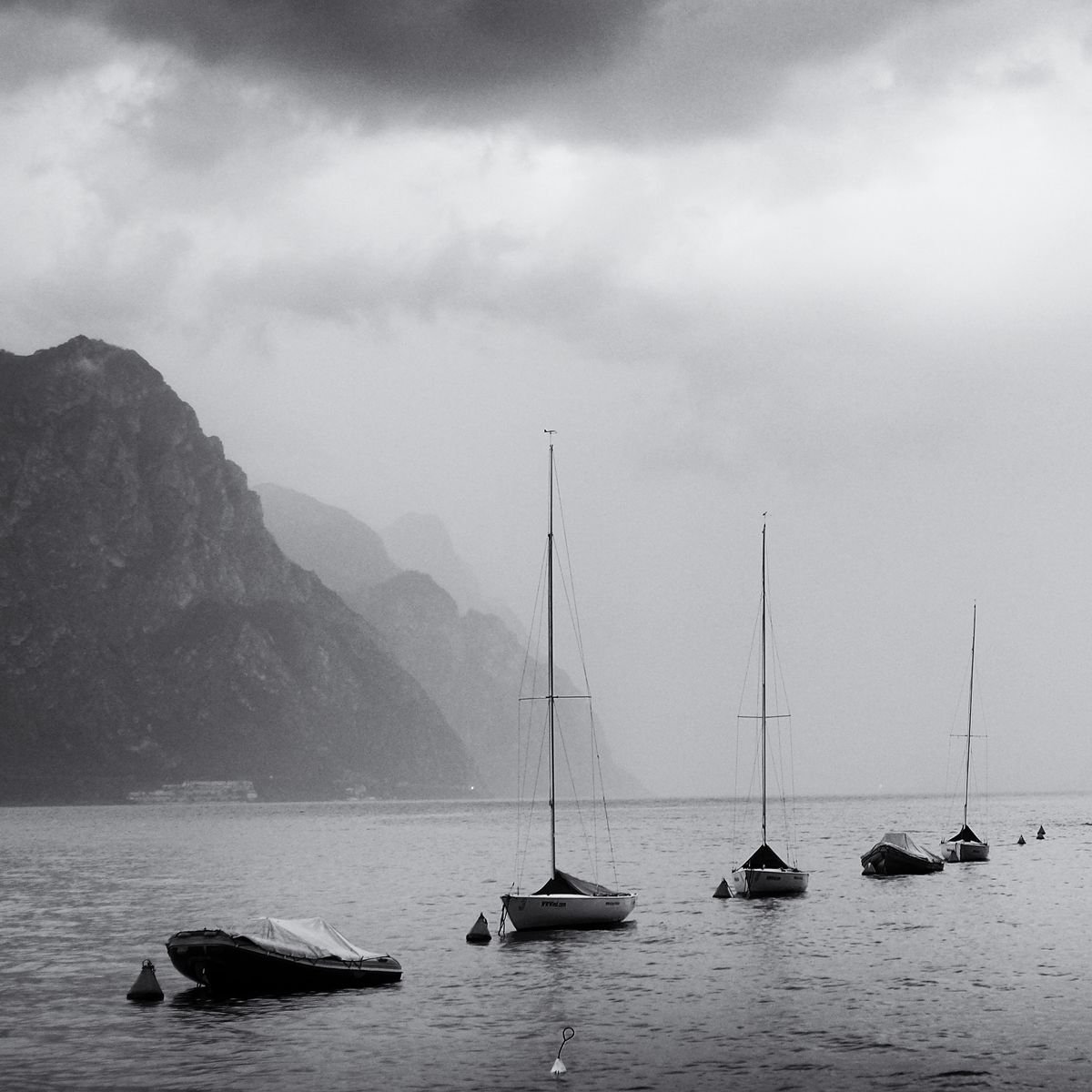 Christian Schwarz | Original  Photograph | Silent Regatta | 32 X 32Cm | Artwork For Sale On Artfinder