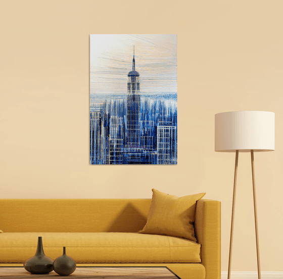 New York - The Empire State Building At Daybreak