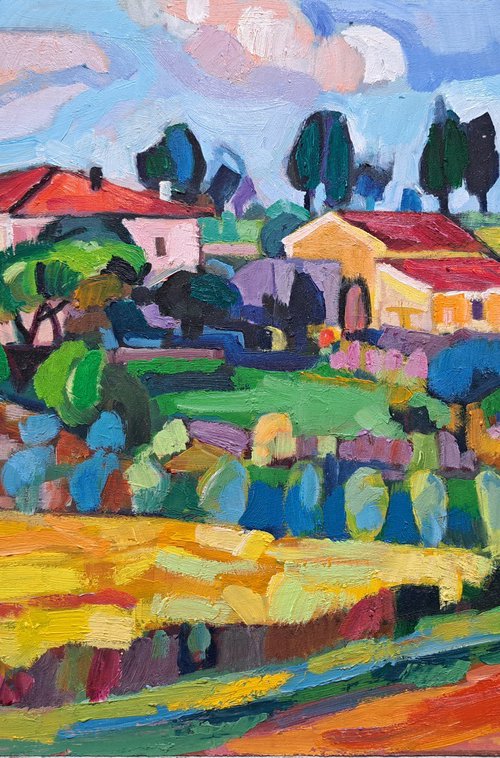 Colorful Countryside by Maja Đokić Mihajlović