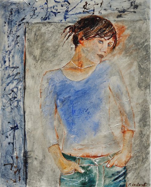 Girl in jeans by Pol Henry Ledent
