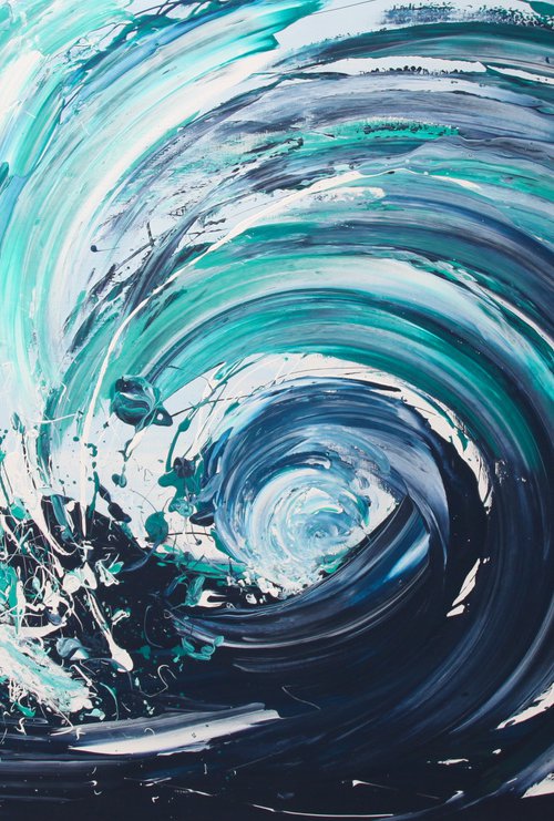 Wave Series - Breaking by Annette Spinks