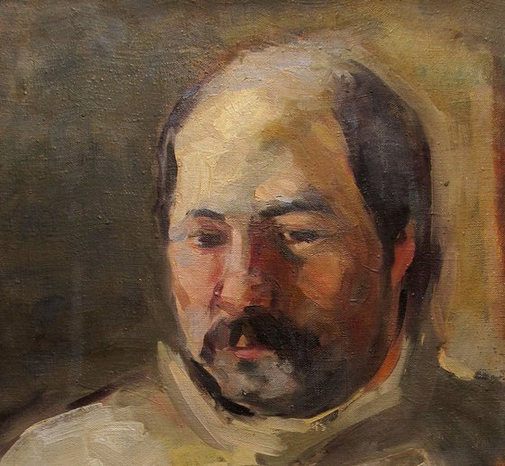 Man's portrait (etude)