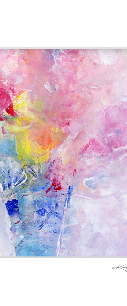 Flowers In Vase 21 - Floral Painting by Kathy Morton Stanion by Kathy Morton Stanion