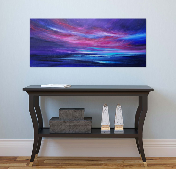 Magenta Dreaming - seascape, emotional, panoramic