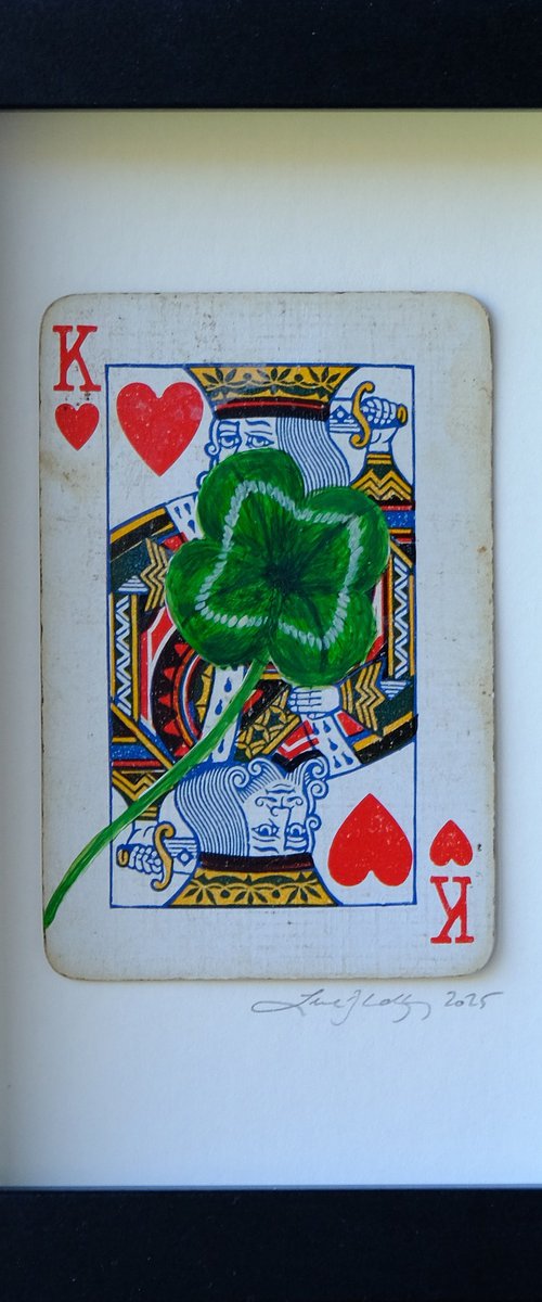 A little bit of luck (king of hearts) by Lene Bladbjerg