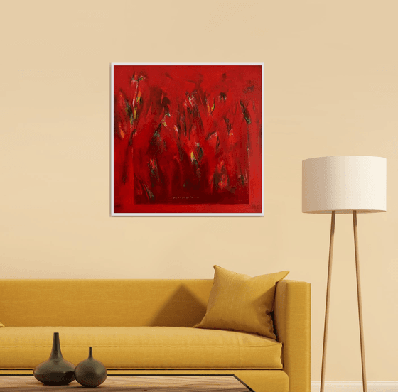 Ember Ground_30"X30" 2025