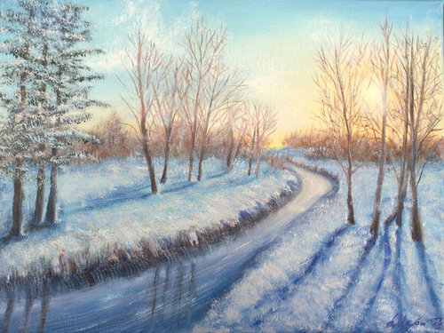 Winter light by Ludmilla Ukrow
