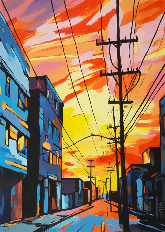 Evening alley