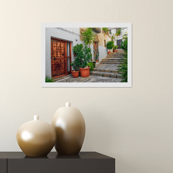 Spanish Street. Limited Edition 1/50 15x10 inch Photographic Print