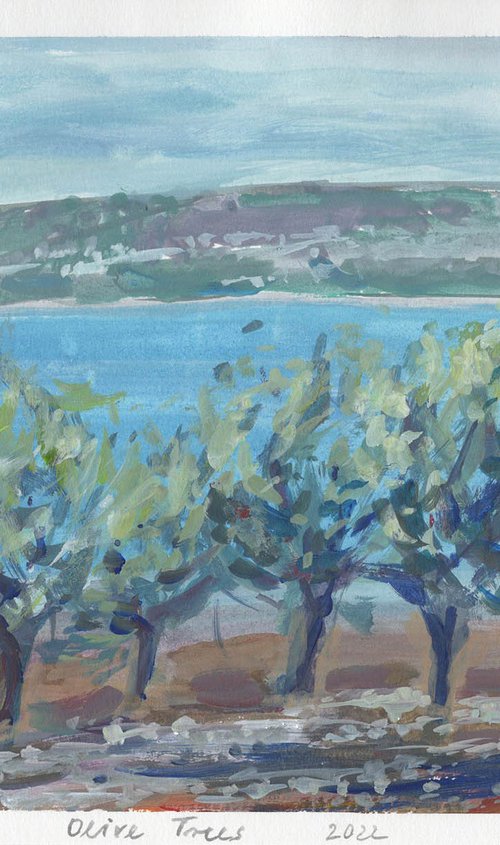 Olive Trees, 2022 by Alenka Koderman