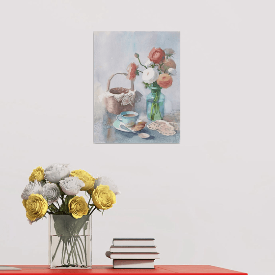 Still life with flowers