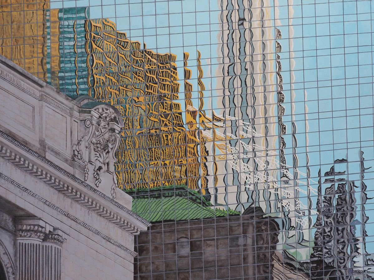 Grand Central Station Reflection By Steven Fleit, 40 X 30, Artwork For Sale On Artfinder
