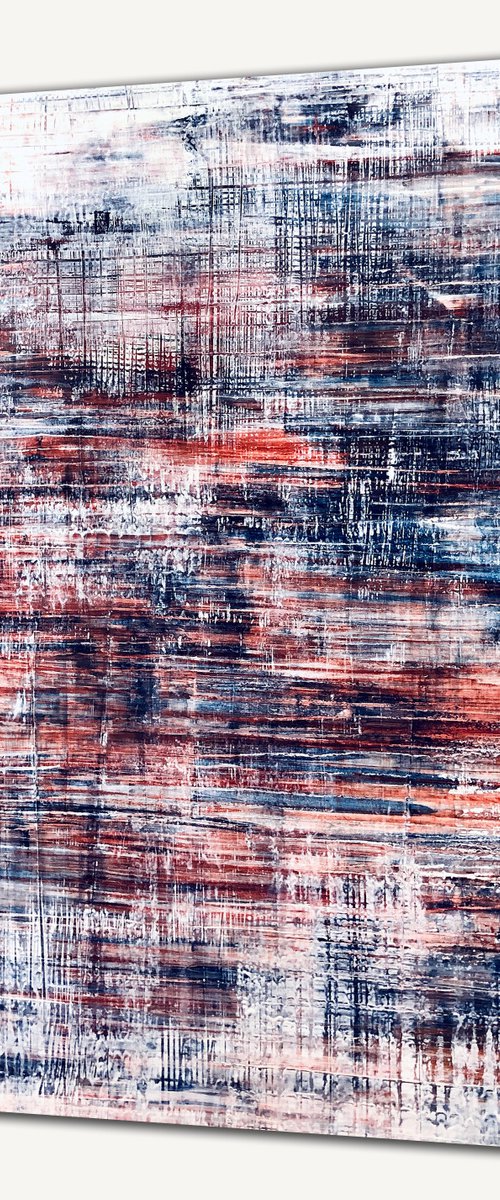 Textural Grafitti  (48x48in) by Robert  Tillberg