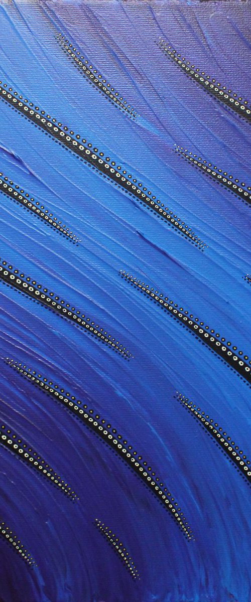 Blue fluidity by Jonathan Pradillon