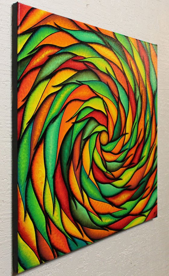 Colorful spirals serie 2