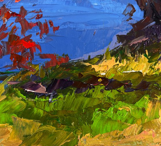 Golden Trees and the Blue Horizon