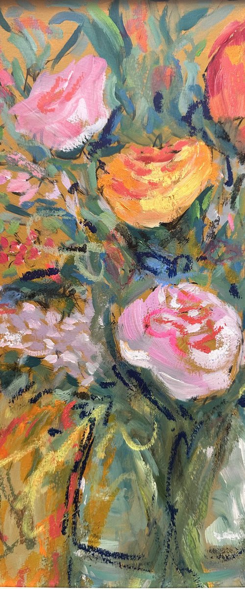Rose bouquet by Clare Hoath
