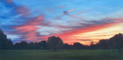 Sunset in Mill Hill Park (V) by Diana Sandetskaya