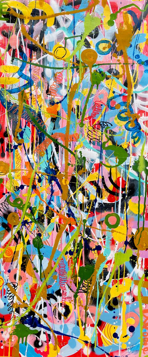 Cosmic Colors 74 by Mercedes Lagunas