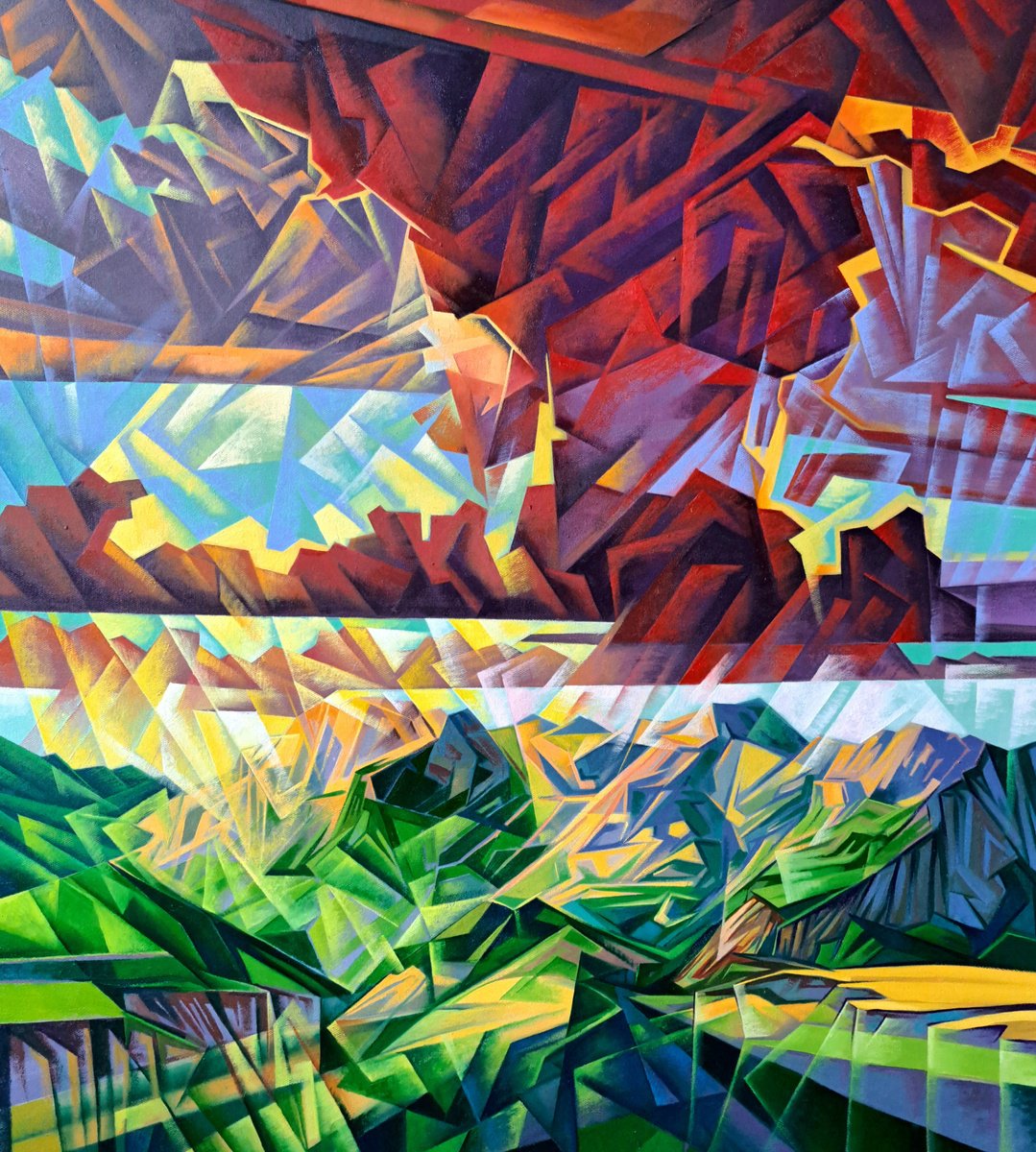 Fragments Of Light By Artrun Asatrian, 31 X 35, Artwork For Sale On Artfinder