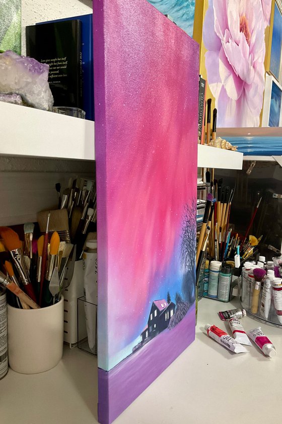 Aurora Borealis. Northern Lights