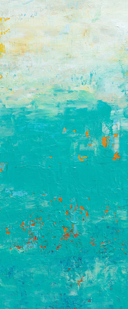 Turquoise Sea 260815 by Don Bishop