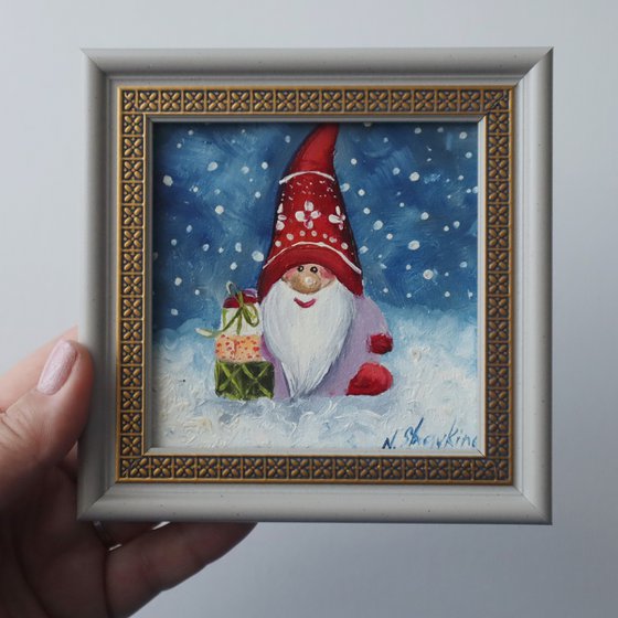 Christmas painting Miniature