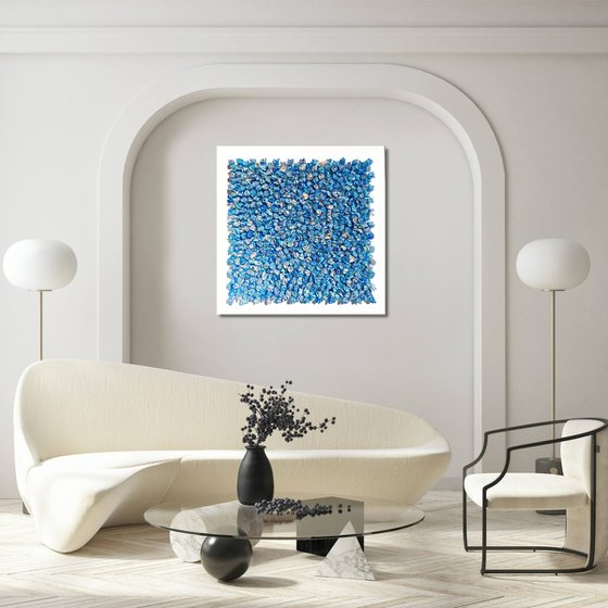 Connection, blue #29(36"x36")