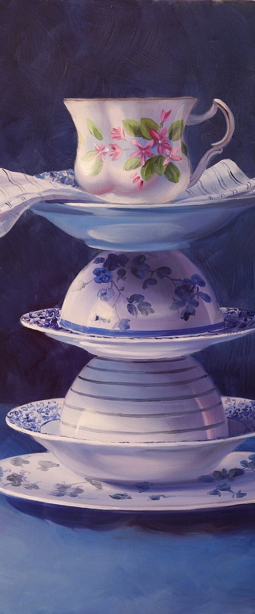 "Still life with utensils" by Lena Vylusk