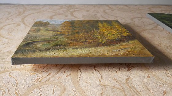 The Autumn Forest - autumn landscape painting