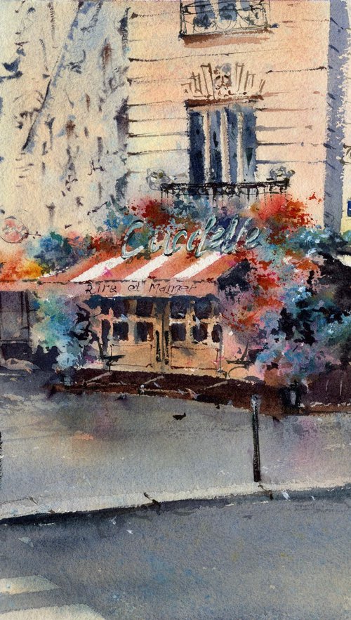 On the streets of Paris #3 by Eugenia Gorbacheva