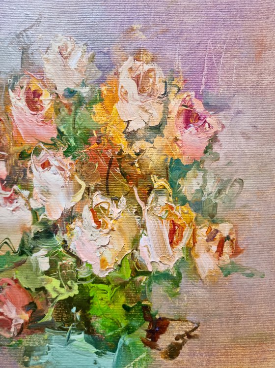 Creme roses