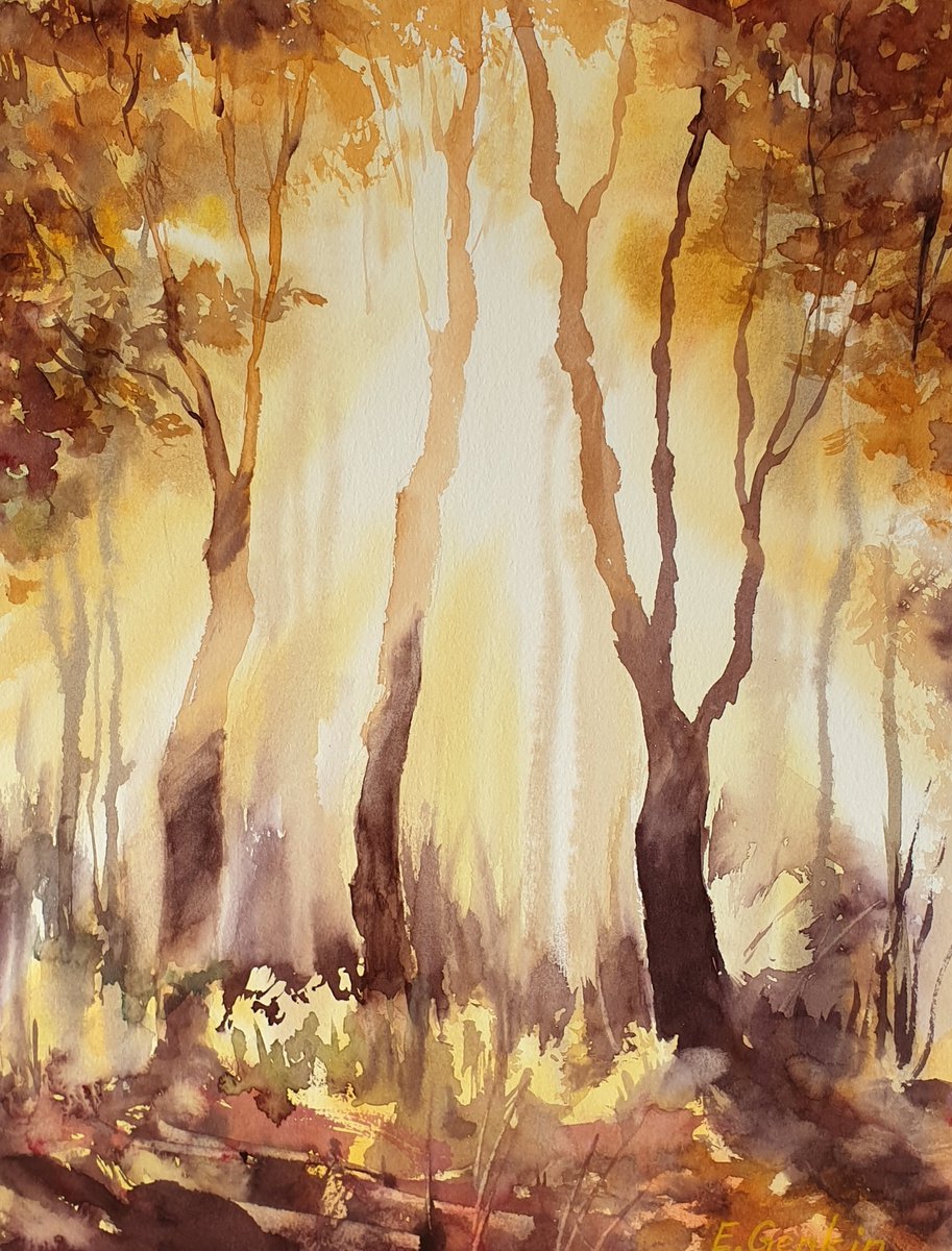 Autumn Forest by Elena Genkin