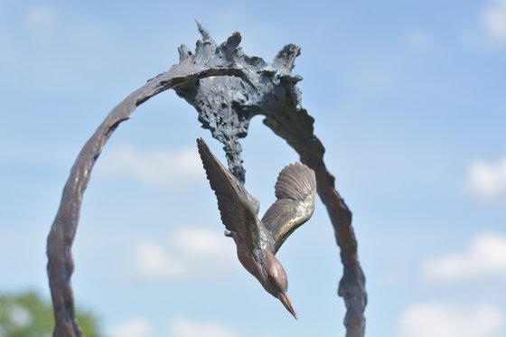 Diving Kingfisher Foundry br