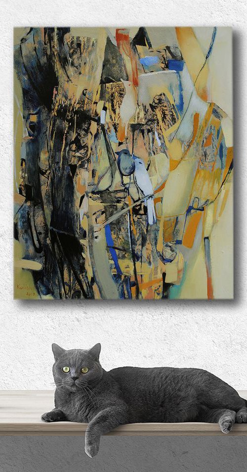 Abstract landscape, painting abstract by Kate Kulish