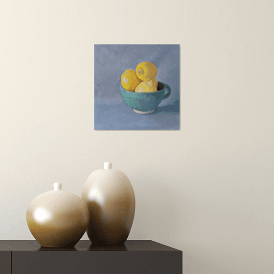 Lemons in a bowl 1