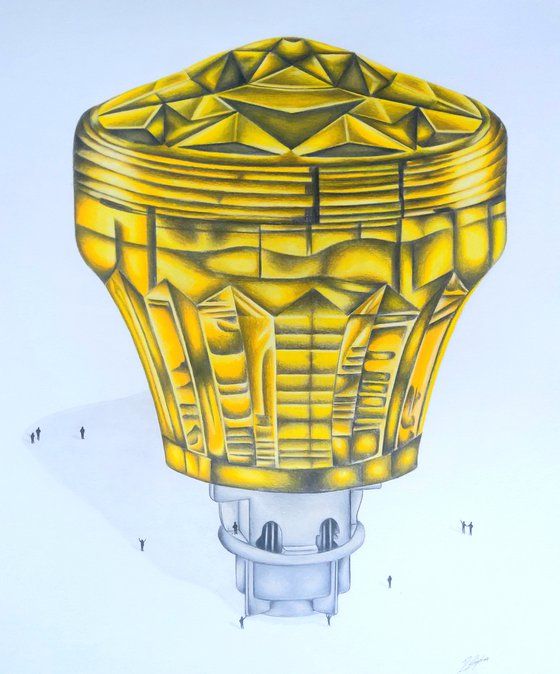 Fairground Light Bulb Yellow